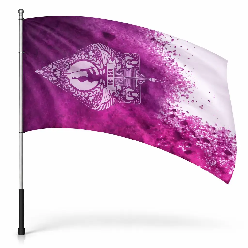 Foto Julang Flag Color Guard - alat marching band