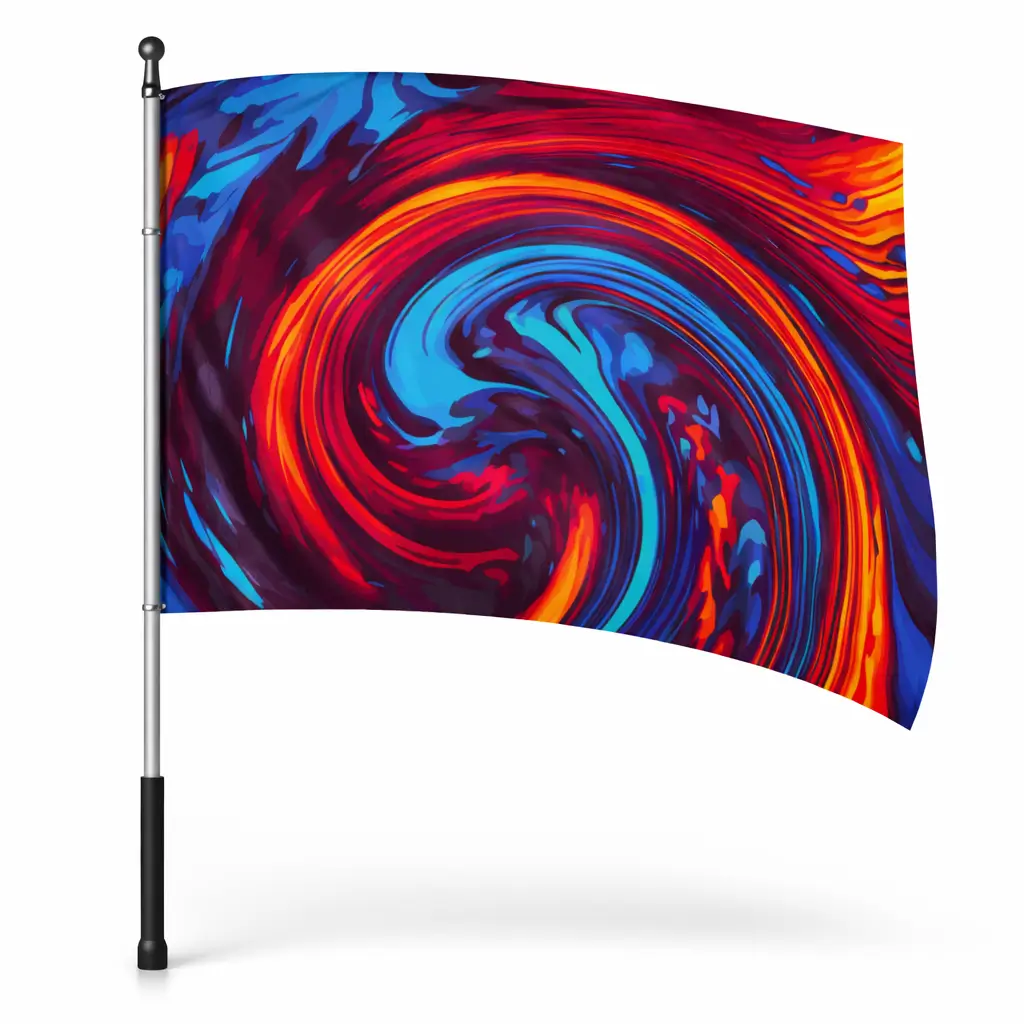 Foto Julang Flag Color Guard - alat marching band